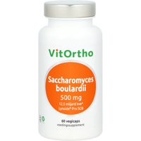 Saccharomyces boulardii 500mg 60 Vegetarische capsules - thumbnail