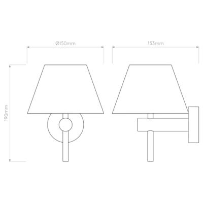 Astro Lighting Roma Wandlamp - Mat goud Astro Lighting Roma Wandlamp - Mat goud