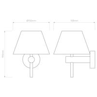 Astro Lighting Roma Wandlamp - Mat goud - thumbnail