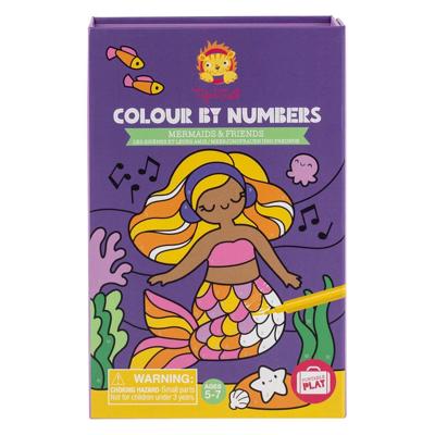 Selecta Kleuren op nummer - zeemeerminnen en vrienden Selecta Kleuren op nummer - zeemeerminnen en vrienden