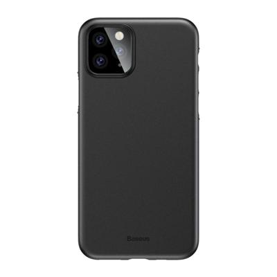 Voor iPhone 11 Pro Max Baseus Wing ultradun Frosted PP geval (zwart)