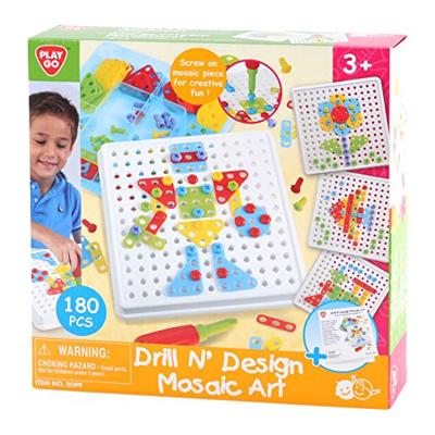 Playgo constructieset mozaïek - 180dlg. Playgo constructieset mozaïek - 180dlg.