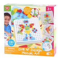 Playgo constructieset mozaïek - 180dlg. - thumbnail
