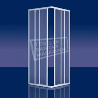 Plieger Douchecabine Hoekinstap Economy 2.2 mm Acryl 90x185 cm Aluminium - thumbnail