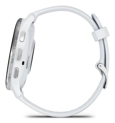 Connected GPS-horloge - GARMIN - Venu 3 - WiFi - 35,4 mm (1,4) - Zilverkleurig staal, witte kast en witte siliconen band - thumbnail