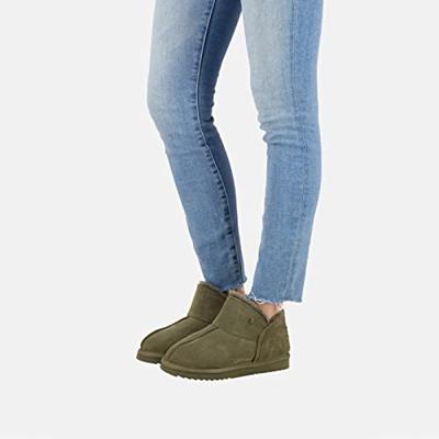 Warmbat Pantoffels Willow WLW321035 Olijf Groen-36 maat 36
