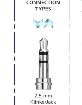Hama In-ear headset met microfoon voor draadloze telefoons (2,5 mm jack, headset bedraad, in-ear hoofdtelefoon met microfoon, mono, eenzijdig draagbaar, met oorhaak, mute-functie, clip) zwart