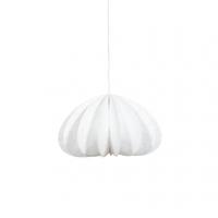 WOOOD hanglamp Dalia - Papier - Wit - 37xØ60 cm - thumbnail