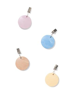HEMA Tafelklemmen rond - 4 stuks