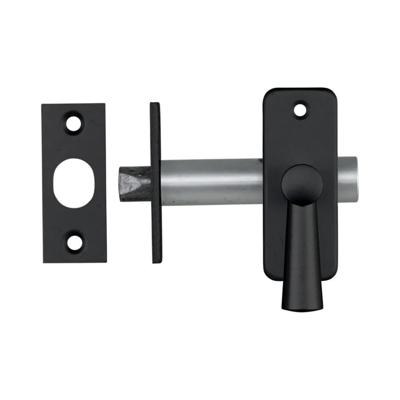 AXA 7320-50-38/E inboorgrendel met sluitplaat - doornmaat 50mm zwart