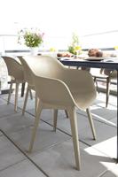 Keter Akola Tuinstoelen - 2 stuks -56.5x55x80cm - Taupe - thumbnail