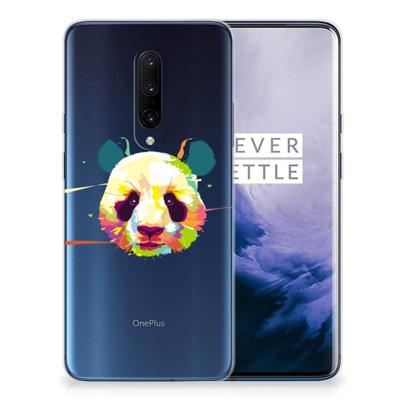 OnePlus 7 Pro Telefoonhoesje met Naam Panda Color OnePlus 7 Pro Telefoonhoesje met Naam Panda Color