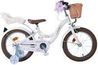 Volare blossom kinderfiets - meisjes - 16 inch - wit - twee handremmen - thumbnail