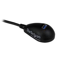 StarTech.com 1,5m SuperSpeed USB 3.0 desktop verlengkabel/docking kabel - stekker/bus - zwart - thumbnail