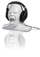 Oehlbach XXL HP-stand hoofdtelefoonstandaard wit - thumbnail