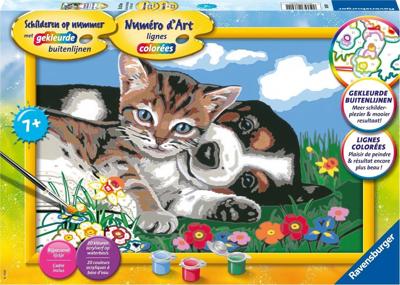 Ravensburger Schilderen op nummer Een mooie vriendschap