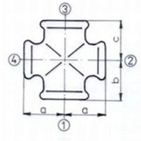 Kruisstuk Nr.180 RVS 1/2 - thumbnail