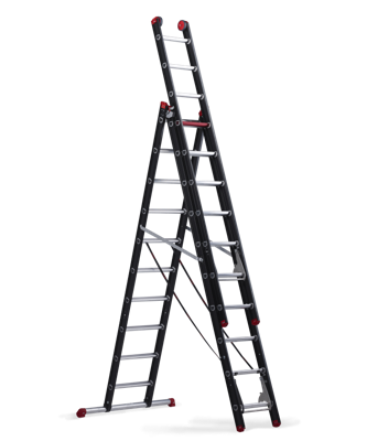 Altrex mounter 3-delige reformladder zr 3093 3 x 14 - 123614
