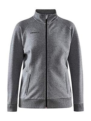 Craft 1910627 Core Soul Full Zip Jacket Wmn - Dark Grey Melange - L Craft 1910627 Core Soul Full Zip Jacket Wmn - Dark Grey Melange - L