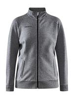 Craft 1910627 Core Soul Full Zip Jacket Wmn - Dark Grey Melange - L - thumbnail