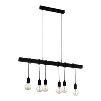 Eglo Hanglamp Townshend E27 zwart - thumbnail