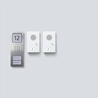 Siedle SET CAB 850-2 E/W Infoveld voor Deurintercom Kabelgebonden Zilver, Wit Siedle SET CAB 850-2 E/W Infoveld voor Deurintercom Kabelgebonden Zilver, Wit