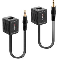 LINDY 70450 Audio-extender Audio, stereo (3.5 mm jackplug) Via netwerkkabel RJ45 100 m - thumbnail