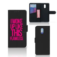 Nokia 2.3 Hoesje met naam Woke Up - Origineel Cadeau Zelf Maken - thumbnail