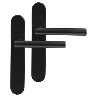 Differnz | Amsterdam deurkruk | ovaal schild | blind | zwart Differnz | Amsterdam deurkruk | ovaal schild | blind | zwart