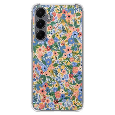 Samsung Galaxy A55 shockproof hoesje - Blue gardens Samsung Galaxy A55 shockproof hoesje - Blue gardens