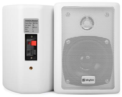Skytec ODS40W passieve speakerset 4 inch 2x 75W wit