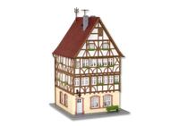 Kibri 38903 H0 Vakwerkhuis op de markt in Miltenberg - thumbnail