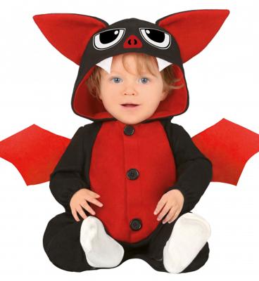 Vleermuis Jumpsuit Rood Baby