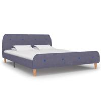 Bedframe zonder matras 150x200 cm lichtgrijs - thumbnail