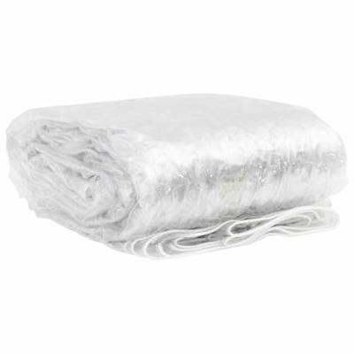 Doorzichtig zeildoek met zeilringen 1x12 m PVC Doorzichtig zeildoek met zeilringen 1x12 m PVC