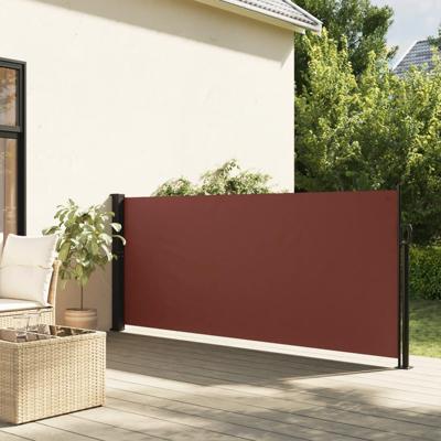 Windscherm uittrekbaar 120x300 cm bruin Windscherm uittrekbaar 120x300 cm bruin