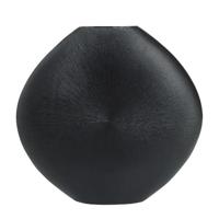 PTMD Tiro Black aluminium pot oval stripe pattern - thumbnail