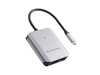 Conceptronic BIAN09G geheugenkaartlezer USB 3.2 Gen 2 Type-C Grijs Conceptronic BIAN09G geheugenkaartlezer USB 3.2 Gen 2 Type-C Grijs