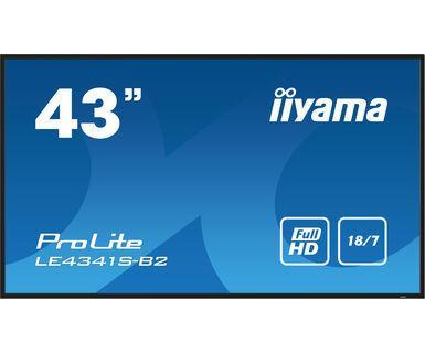 Iiyama ProLite LE4341S-B2 Digital Signage display Energielabel: G (A - G) 108 cm 42.5 inch 1920 x 1080 Pixel 18/7 Iiyama ProLite LE4341S-B2 Digital Signage display Energielabel: G (A - G) 108 cm 42.5 inch 1920 x 1080 Pixel 18/7