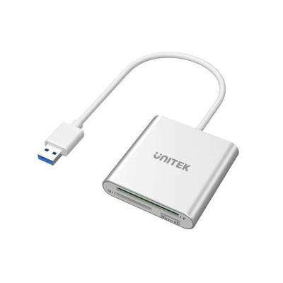 UNITEK Y-9313 geheugenkaartlezer USB 3.2 Gen 1 (3.1 Gen 1) Zilver