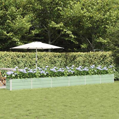 Plantenbak Pastelgroen 480 x 50 x 45 cm Gegalvaniseerd staal