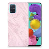 Samsung Galaxy A51 | TPU | Siliconen hoesje | Marble Pink - Origineel Cadeau Vriendin - thumbnail