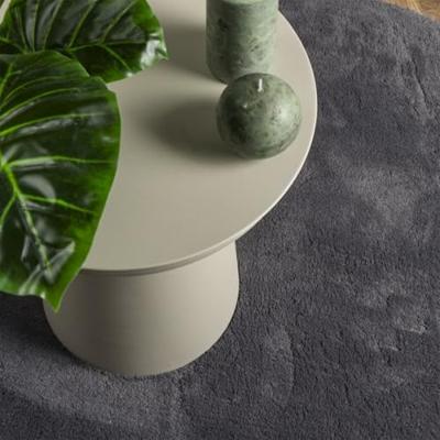 Vloerkleed laagpolig zacht en wasbaar 200 cm antracietkleur Vloerkleed laagpolig zacht en wasbaar 200 cm antracietkleur