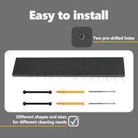 VidaXL Vee borstels zwart en wit 50 x 10 x 6.5 cm kunststof en staal - thumbnail