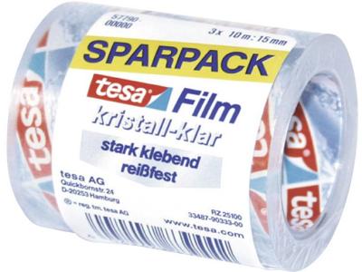 tesa 57790-00000-01 tesafilm Kristalhelder Transparant (l x b) 10 m x 15 mm 3 stuk(s)