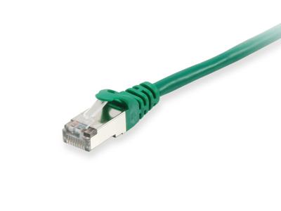 Equip 605546 RJ45 Netwerkkabel, patchkabel CAT 6 S/FTP 10.00 m Groen Vergulde steekcontacten 1 stuk(s)