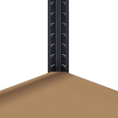 VidaXL Opbergrekken 5-laags 3 st staal & bewerkt hout antracietkleurig