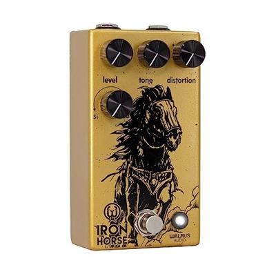 Walrus Audio Iron Horse V3 distortion effectpedaal met Silicon & LED clipping diodes - thumbnail