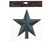Piek plc ster l4.2b19h19 cm nachtblauw kerst Decoris - Decoris - thumbnail