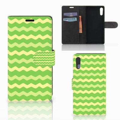 Sony Xperia XZ | Sony Xperia XZs | Telefoon Hoesje | Waves Green